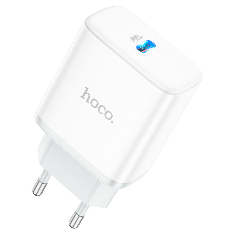 МЗП HOCO C104A Type-C to Type-C PD 20W (білий) МЗП hoco c104a type c to type c pd 20w (білий)