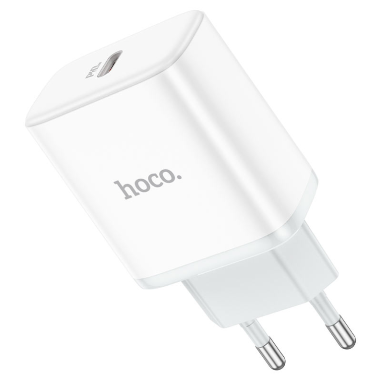 МЗП hoco c104a type c to type c pd 20w (білий) МЗП hoco c104a type c to type c pd 20w (білий)