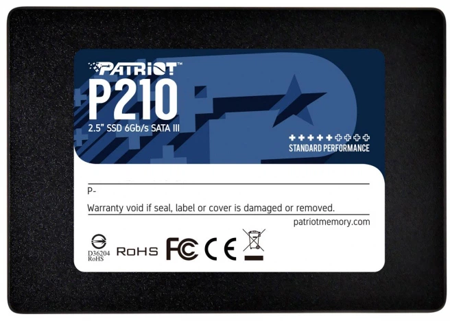 Накопичувач SSD 256Gb Patriot P210 2.5" Накопичувач ssd 256gb patriot p210 2.5"