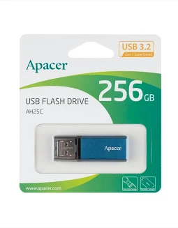 Флеш накопичувач usb3.2 256gb apacer ah25c ocean blue