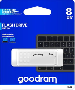 usb накопичувач 8gb goodram ume2 white usb 2.0